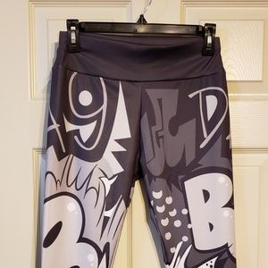 Leggings, Cartoon themed leggings.
